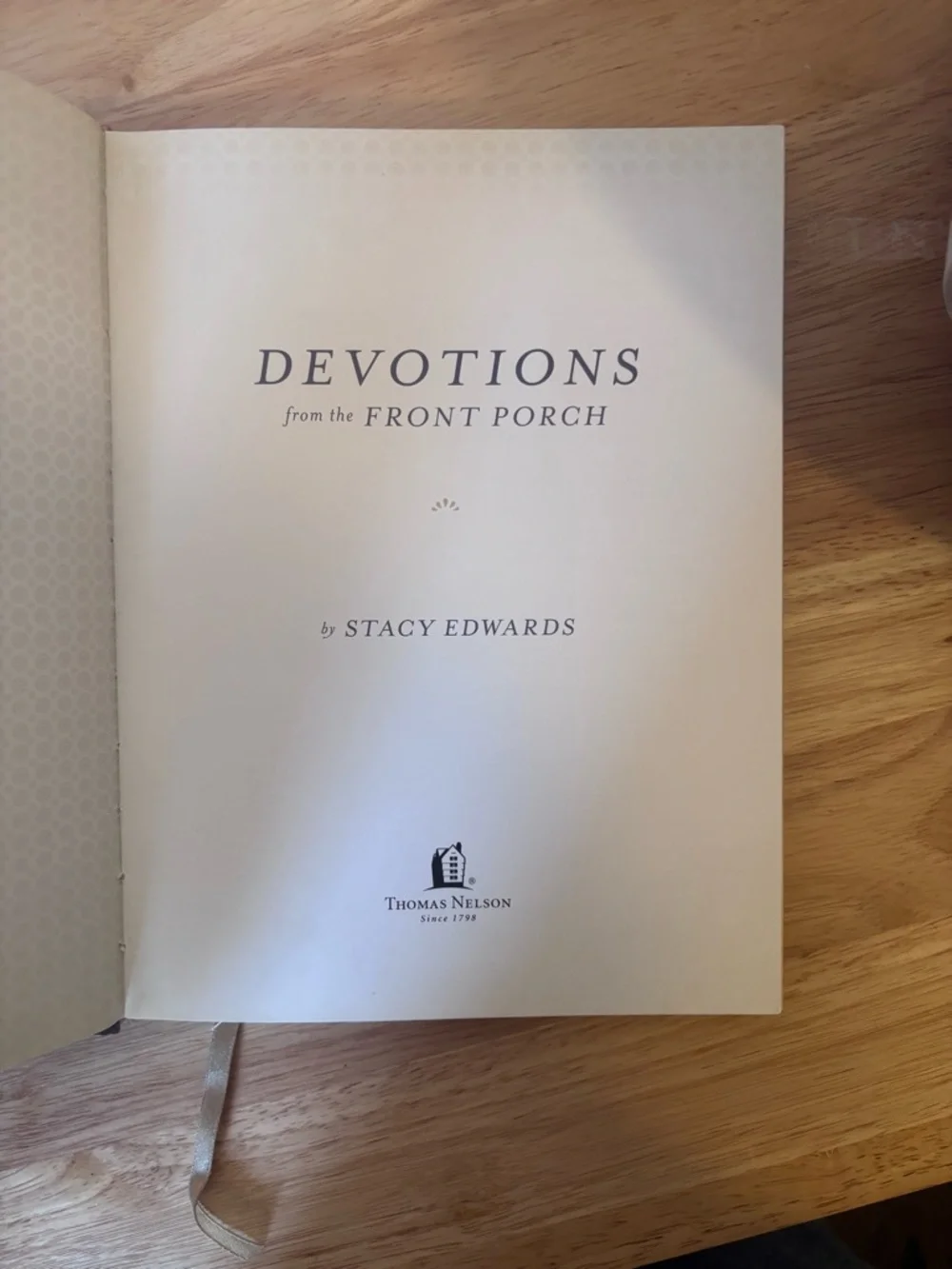 Thomas Nelson devotions from